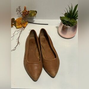 Frye Brown Leather Flats